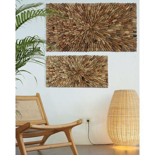 Dekoracja ścienna Home ESPRIT Naturalny Śródziemnomorski 120 x 10 x 60 cm na Arena.pl