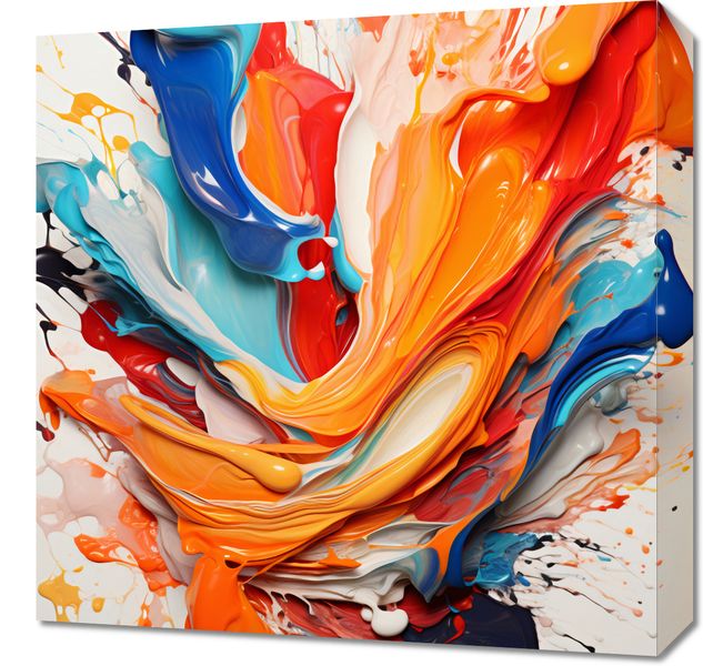 Obraz 50x50cm Taneczne Fale zdjęcie 1