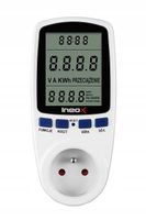 Watomierz Licznik Miernik Zużycia Energii Elektrycznej Gniazdo Ineox LE-02