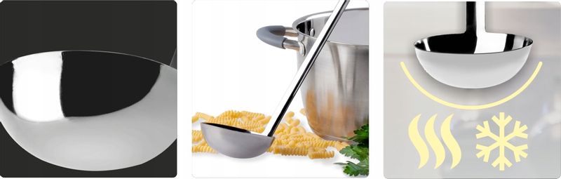 CHOCHLA ŁYŻKA DO ZUP NABIERKA WAZOWA 10CM/190ML zdjęcie 10