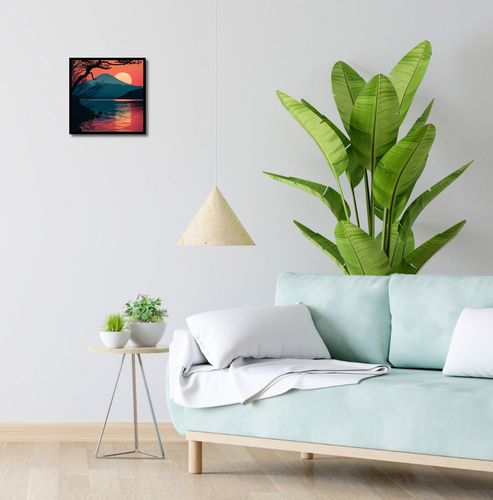 Plakat 30x30cm Góra Wieczorem na Arena.pl