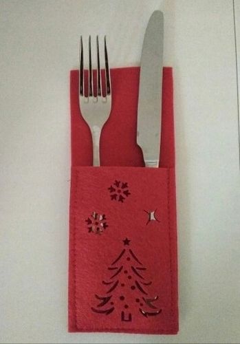 Świąteczny Pokrowiec na Sztućce Etui Ozdoba Stołu Wigilijnego 12szt Stroik na Arena.pl