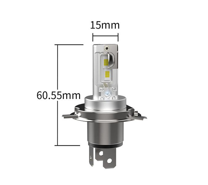 żarówka LED H4 9V-32V CANBUS 7500lm 1szt zdjęcie 10