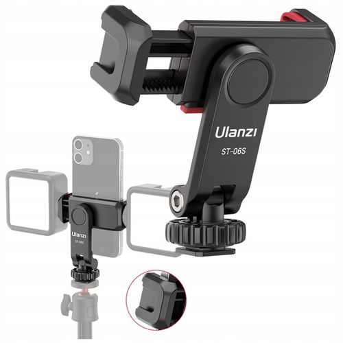 Ulanzi ST-06S Adapter uchwyt statywowy do telefonu + zimna stopka x 2 na Arena.pl