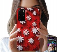 ETUI DO SAMSUNG GALAXY S20 PLUS - PŁATKI ŚNIEGU, ŚNIEG, GWIAZDKI, ŚWIĘTA
