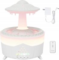 Nawilżacz powietrza Lampa LED z nawilżaczem w kształcie kropli deszczu