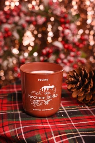 RAVINA świeca Pieczone Jabłko świąteczny zapach świąt korzennych jabłek na Arena.pl