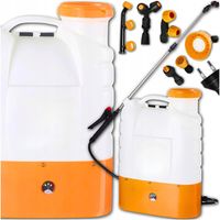 OPRYSKIWACZ AKUMULATOROWY ELEKTRYCZNY PLECAKOWY Ogrodowy 16L ZESTAW DYSZ XL