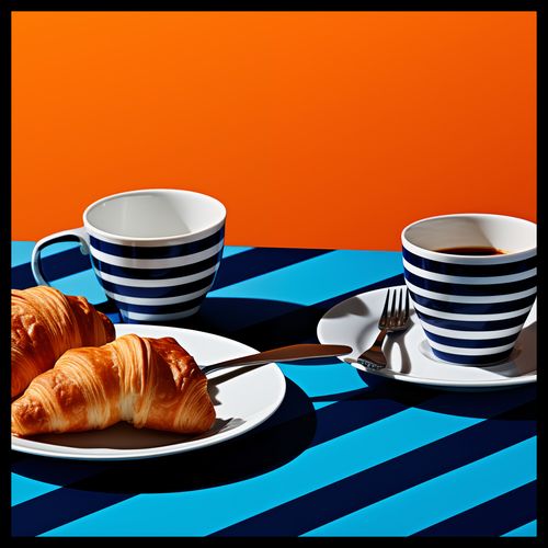 Plakat 70x70cm Croissanty na Arena.pl