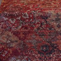 Gobelin orientalny kilim czerwony czarny