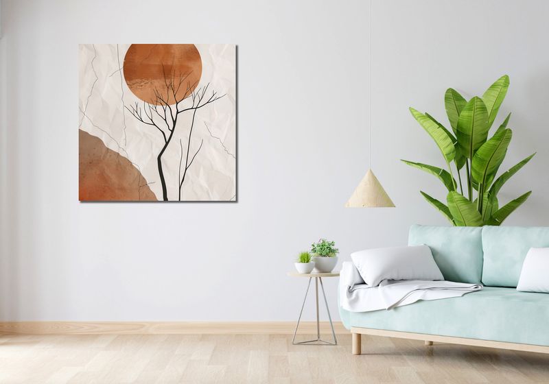 Obraz 90x90cm Surowość Pustyni zdjęcie 2