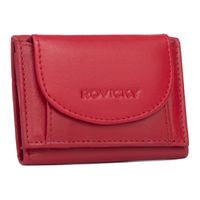 mały portfel damski ze skóry naturalnej - rovicky
