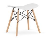 Taboret KORFU - biały x 2
