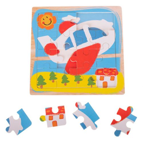 Puzzle tekturowe układanka samolot na Arena.pl
