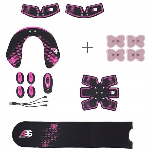 Elektrostymulator MIĘŚNI Fale EMS na pośladki, brzuch i ramiona + PAS ZESTA na Arena.pl