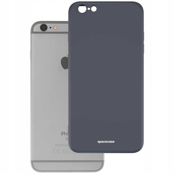 Spacecase Silicone Case Iphone 6/6S Plus Black zdjęcie 2