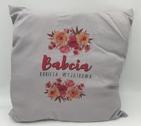 poduszka 50x50cm BABCIA KOBIETA WYJĄTKOWA