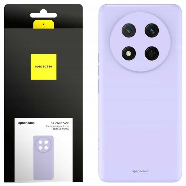 Spacecase Silicone Case 3.0 Honor Magic 7 Lite light pur zdjęcie 1