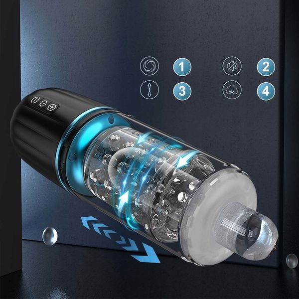 Automatyczny masturbator męski z 7 ruchami pchającymi i obrotowymi zdjęcie 11