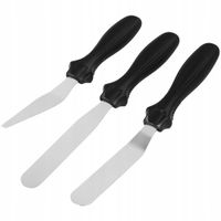 ŁOPATKA SZPATUŁA DEKORATOR CIASTA TORT ZESTAW 3szt