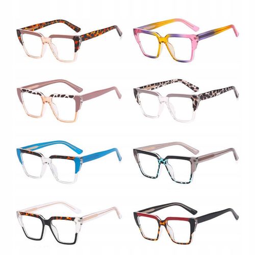 SOLIDNE Damskie Okulary Zerówki do KOMPUTERA Blue Light OPRAWKI Teleskopy na Arena.pl