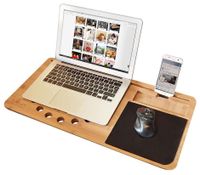 Bambusowa Podstawka pod Laptopa na Kolana - Mobilne Biurko