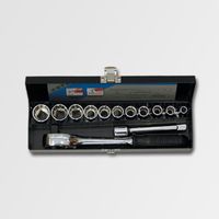 HONITON Zestaw nasadek z grzechotką 1/2'' 8-22 mm