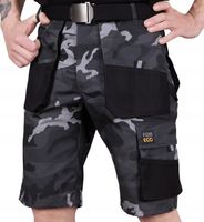 Krótkie SPODNIE ROBOCZE spodenki męskie szorty WOJSKOWE MORO ochronne