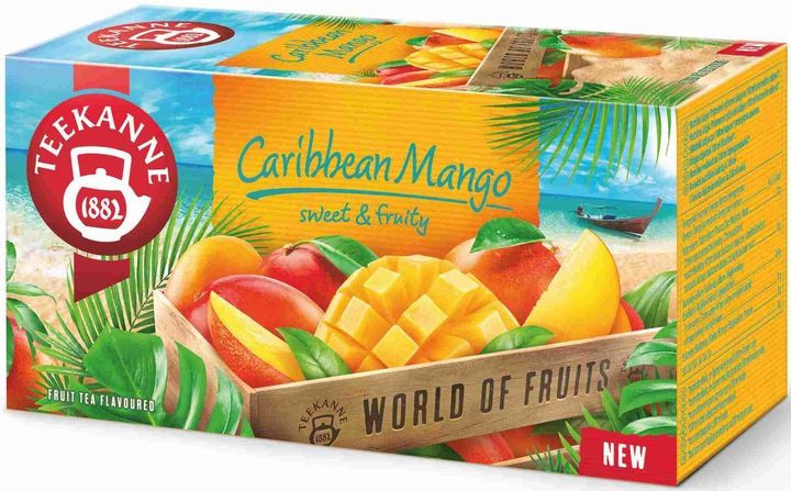 (x6) TEEKANNE Herbata Carribean Mango 20tb zdjęcie 2