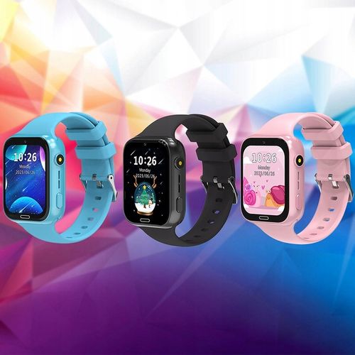 SMARTWATCH ENTER MINIS PLUS DLA DZIECI APARAT ROZMOWY SIM GPS SOS - RÓŻOWY na Arena.pl