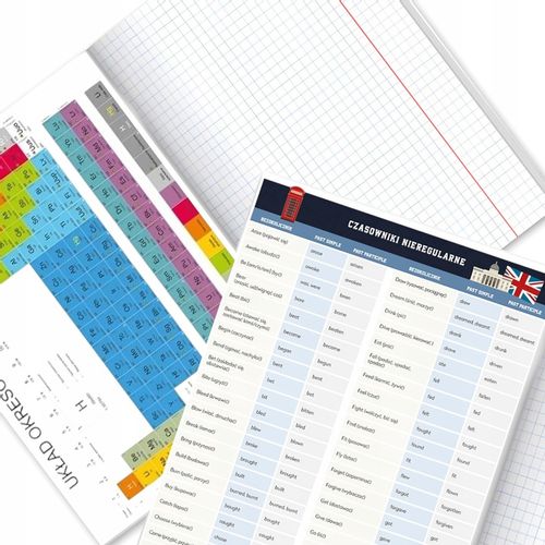 ZESTAW 10 ZESZYTÓW TEMATYCZNYCH PRZEDMIOTOWYCH ZE ŚCIĄGĄ 60k A5 INTERDRUK na Arena.pl