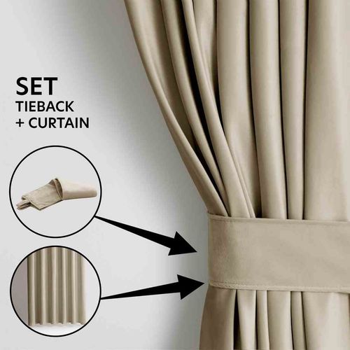 CURT/AH/VELVET/EYELETS/BEIGE/140X270/1PC na Arena.pl