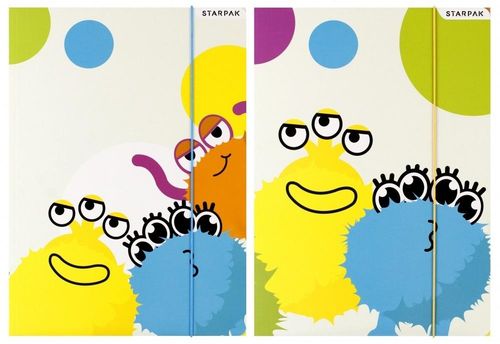 Teczka Z Gumka Pap A4 Monster Stk Fol 10/100 A'10 na Arena.pl