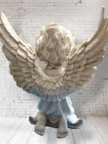 Anioł 27 Cm Figura Dekoracyjna Biały na Arena.pl