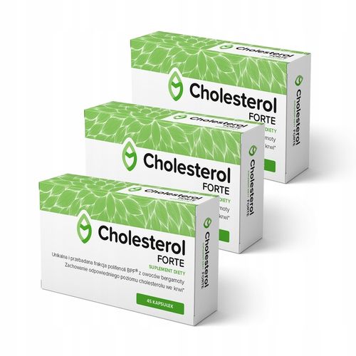 3x CHOLESTEROL FORTE 135kaps BERGAMOTA PROTON LABS na Arena.pl