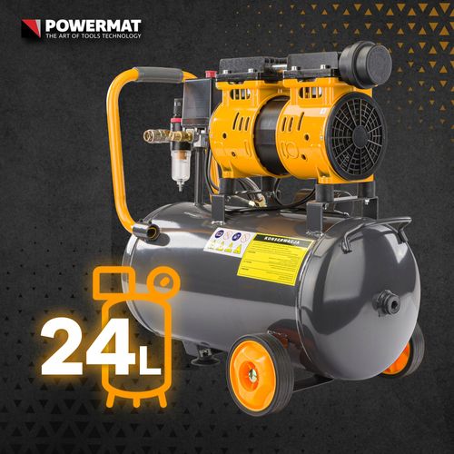 KOMPRESOR BEZOLEJOWY 24L SPRĘŻARKA 8 BAR 220l/min 230V PM-KBO-24T na Arena.pl