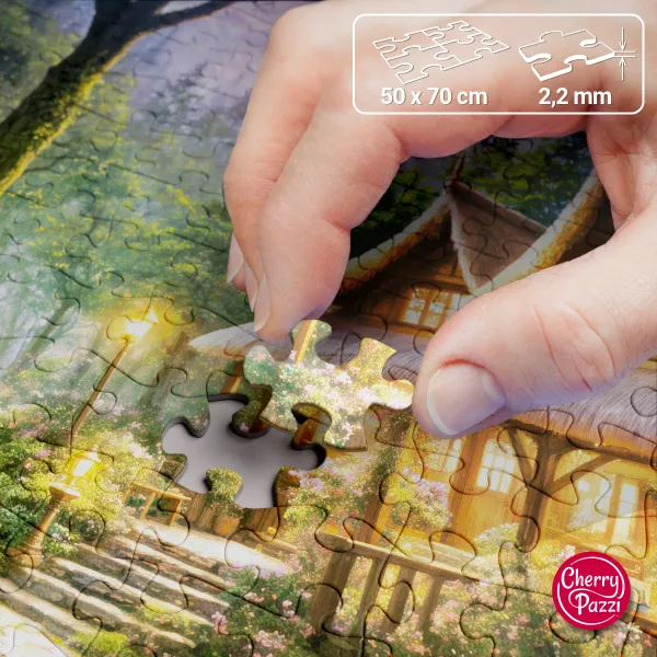 Puzzle 1000 elementów. Chata Leśniczego 30684 zdjęcie 2