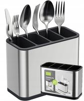 OCIEKACZ NA SZTUĆCE PRZYBORY SUSZARKA POJEMNIK ORGANIZER SREBRNY Z