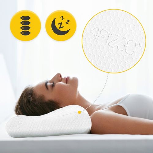 PODUSZKA ORTOPEDYCZNA PROFILOWANA Z PIANKI MEMORY REHABILITACYJNA DO na Arena.pl