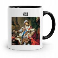 Kubek Czarny Nosacz Janusz Krul Prezent Z Nadrukiem Ze Zdjęciem