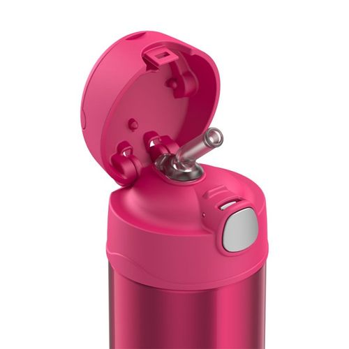 Termos dziecięcy ze słomką – różowy na Arena.pl