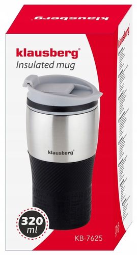 Kubek termiczny 320ml KLAUSBERG czarny KB-7625 na Arena.pl