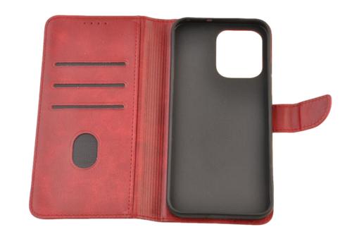 Etui portfel Wallet do Oppo A6 Pro 5G czerwony na Arena.pl