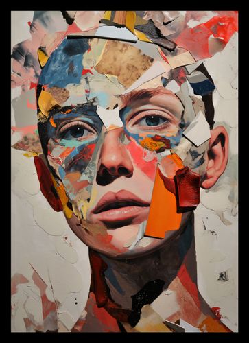 Plakat 21x29,7cm Podział Samego Siebie na Arena.pl