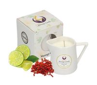 Świeca do masażu Limonka z czerwonym pieprzem