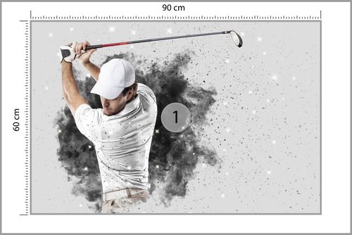 Fototapeta Golfista Flizelina 254x184 na Arena.pl