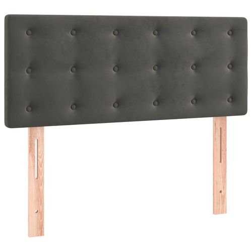 Zagłówek do łóżka, ciemnoszary, 80x5x78/88 cm, aksamit na Arena.pl