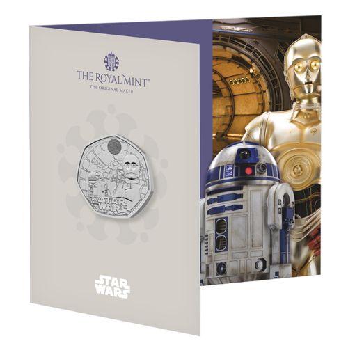 Star Wars: R2-D2 and C-3PO 50p Miedzionikiel 2023 na Arena.pl