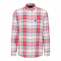 LEE RIVETED SHIRT MĘSKA KOSZULA MATERIAŁOWA AURORA RED L66IKNNV S