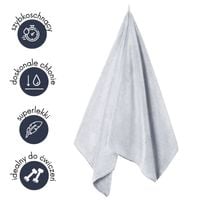 Szybkoschnący Ręcznik z Mikrofibry 30x30 ACTIV Szary